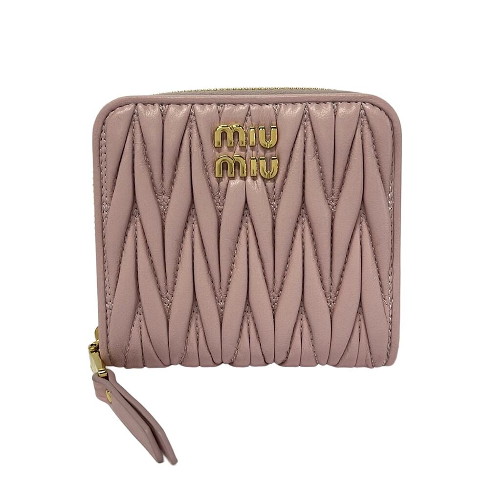 Miu Miu Matelasse Bifold Wallet 5ML522